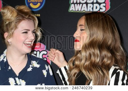 LOS ANGELES - JUN 22:  Maddie Poppe, Brynn Cartelli at the 2018 Radio Disney Music Awards at the Loews Hotel on June 22, 2018 in Los Angeles, CA