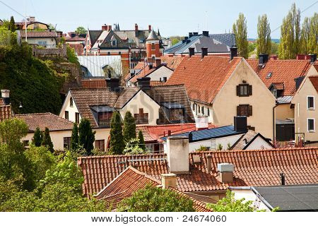 Città di Visby a Gotland, Svezia