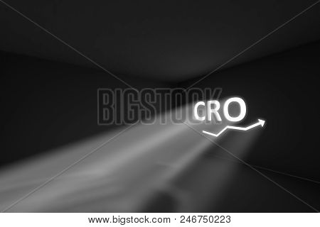 Cro Rays Volume Light Concept 3d Illustration