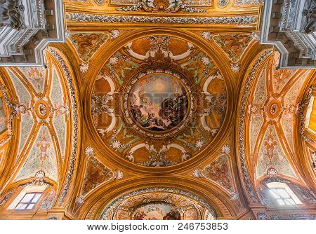 Interiors Of Chiesa I Gesuiti, Venice, Italy