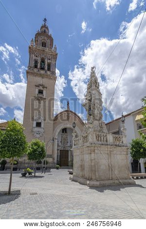 Sevilla, Andalucia, Spain, July 2017 :  Building Of Archdiocese At The Place Virgen De Los Reyes In 