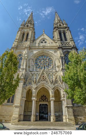 Bordeaux, France, September 2014: Catholic Church Saint Louis Of Chartrons