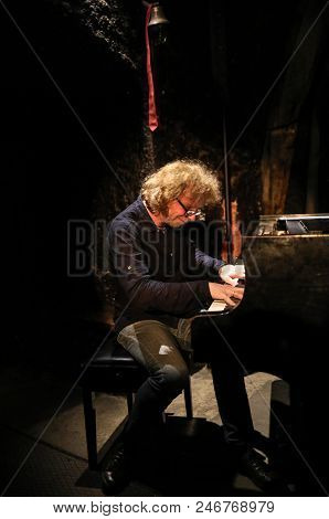 Cracow, Poland - June 24, 2018: Terry, Mencel, Herman Performs Live At The Summer Jazz Festival In K