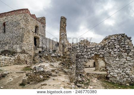 Castle Ruin - Cachticky Hrad At Slovakia
