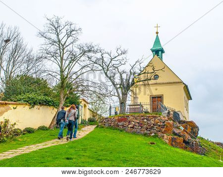 Saint Claire Chapel At Troja Vineyards, Prague, Czech Republic.
