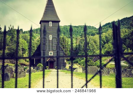 Hamre Church, Island Osteroy Norway Hordaland County