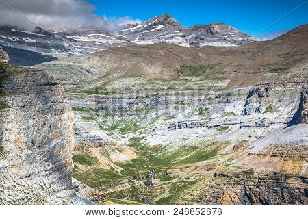 Sight Of Monte Perdido And Ordesa's Valley In The Spanish National Park Ordesa And Monte Perdido, Py