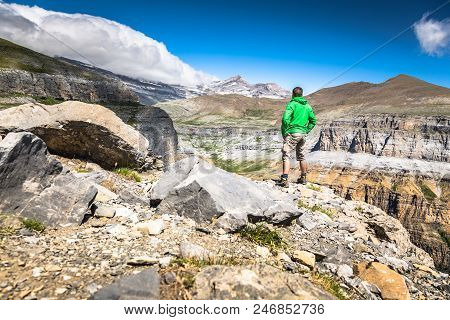 Sight Of Monte Perdido And Ordesa's Valley In The Spanish National Park Ordesa And Monte Perdido, Py
