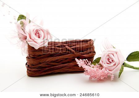 Floém balicí páska s růží