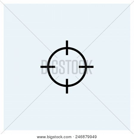 Target Icon Vector Icon On White Background. Target Icon Modern Icon For Graphic And Web Design. Tar