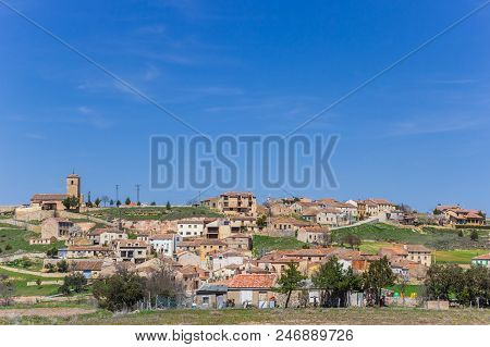 Valleruela De Pedraza Village In Castilla Y Leon, Spain