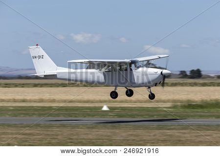 Lethbridge, Australia - November 23, 2014: 1963 Cessna 172e Skyhawk Four Seat Single Engine Light Ai