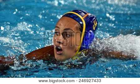 Budapest, Hungary - Jul 20, 2017. Forca Ariza Judith (esp) Player Of The Spanish Team In The Prelimi