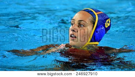 Budapest, Hungary - Jul 20, 2017. Forca Ariza Judith (esp) Player Of The Spanish Team In The Prelimi