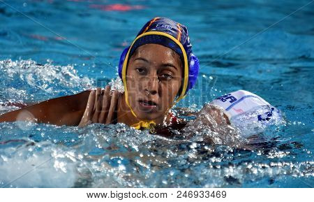 Budapest, Hungary - Jul 20, 2017. Ortiz Reyes Matilde (esp) Player Of The Spanish Team In The Prelim