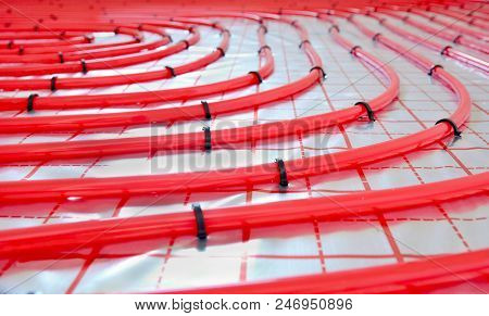 Water Underfloor Heating Pipes