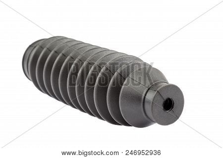 Anther Of Car Steering Column Tie Isolated On White Background.