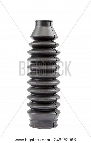 Anther Of Car Steering Column Tie Isolated On White Background.