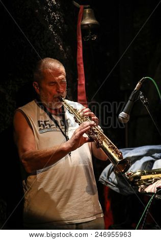 Cracow, Poland - June 25, 2018: Laboratorium Performs Live At The Summer Jazz Festival In Krakow, Is