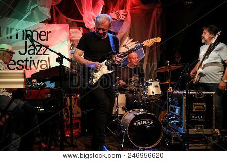 Cracow, Poland - June 25, 2018: Laboratorium Performs Live At The Summer Jazz Festival In Krakow, Is