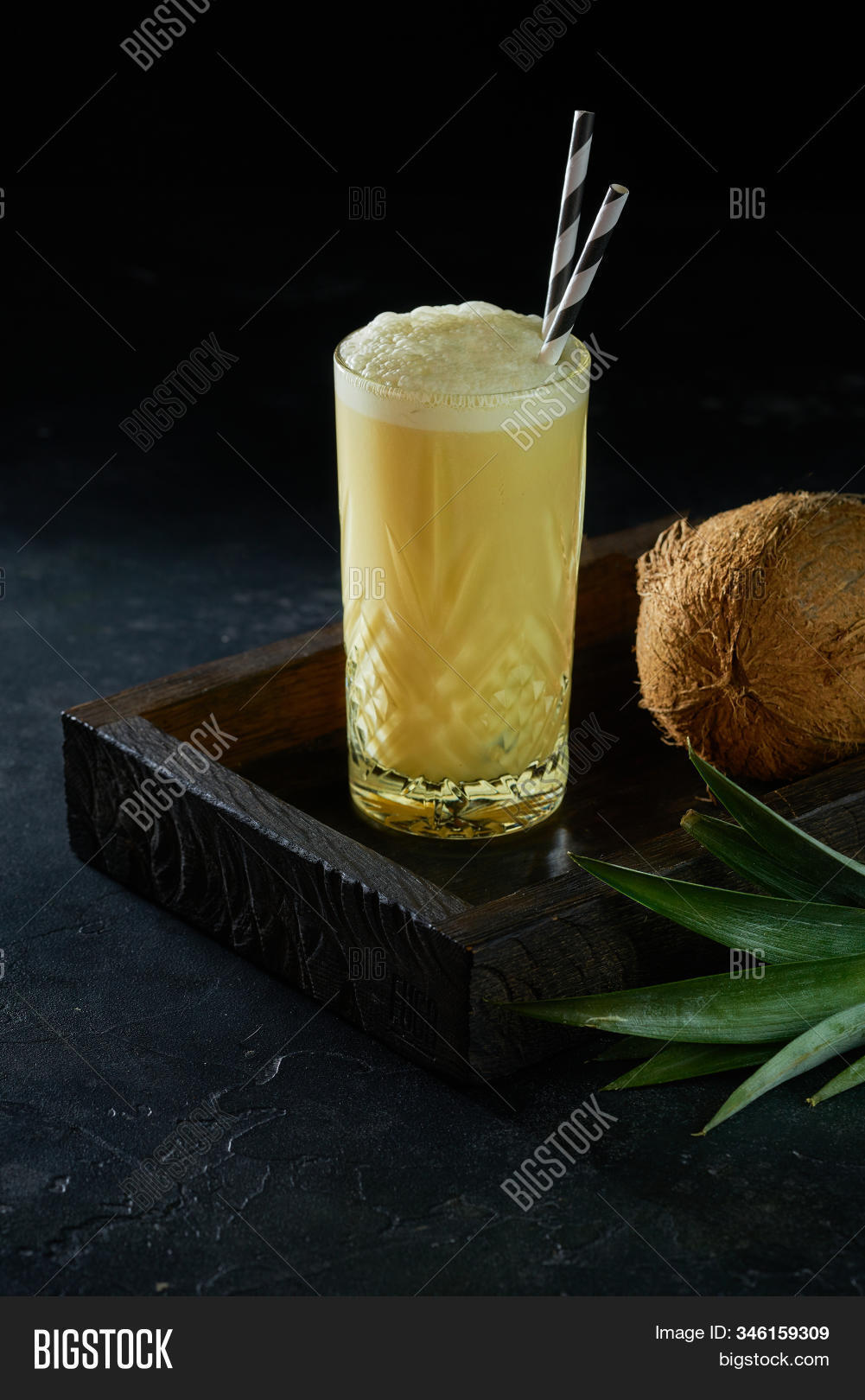 Glass Pina Colada Image & Photo (Free Trial) Bigstock