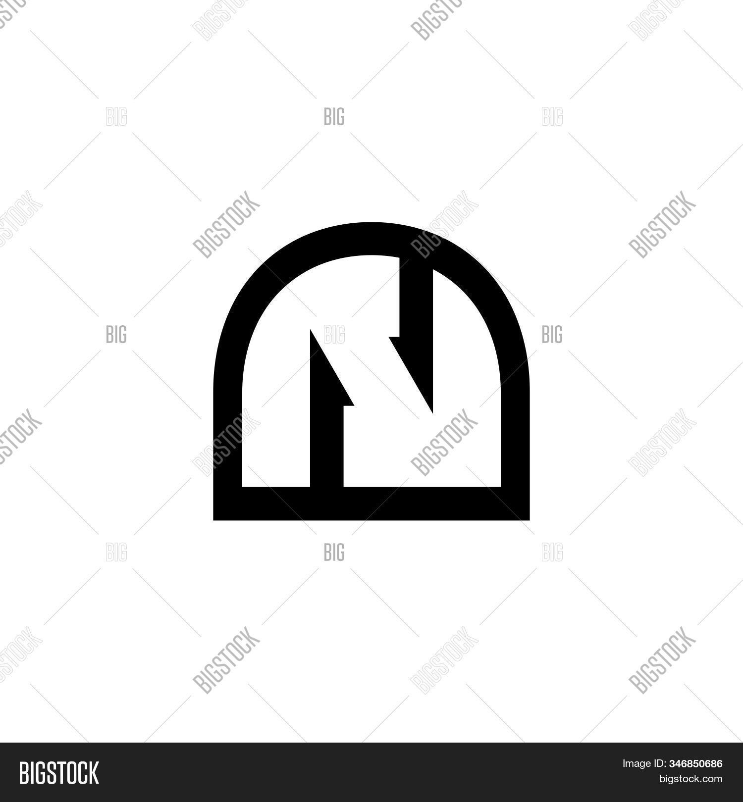 Letter N Symbol Vector Photo Free Trial Bigstock
