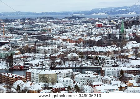 Snowy Trondheim
