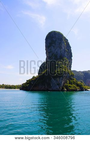 View From Railay Beach In Krabi, Thailand