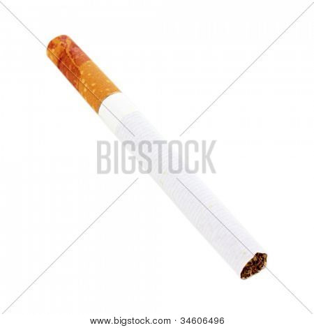 Isolateed de bunda de cigarro em branco