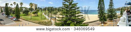 Sydney, Australia - Dec 7, 2016: Panorama View Of The Famous Coogee Beach And The Adjacent Dunningha