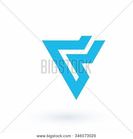 Geometric Lightning Logo Icon Design Template Element. Business Identity Tech Element. Stock Vector 