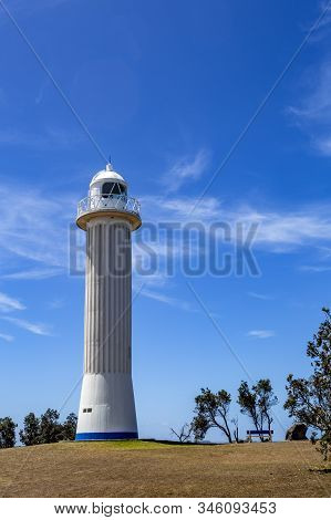 View Of The Clarence River Lighthouse, Built In 1955 At The Mouth Of The Clarence River In Yamba, No