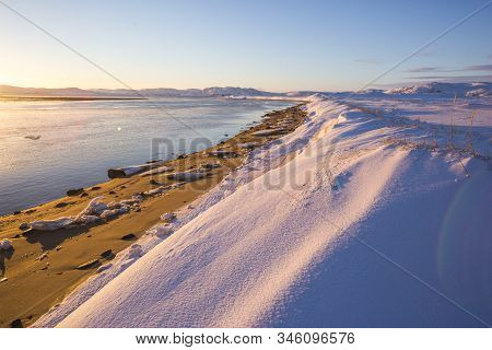Guba Voronya Bay. Kola Peninsula Landscape