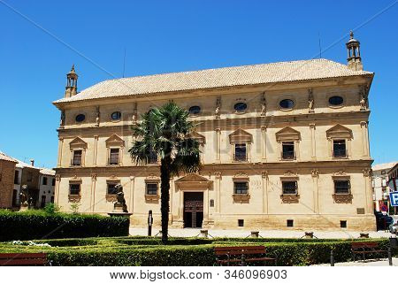 Front View Of The Town Hall Housed In The Palacio De Las Cadenas (chains Palace), Ubeda, Andalucia, 