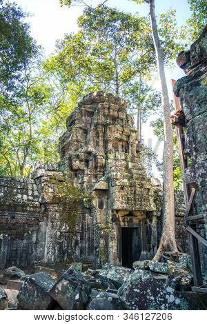Ta Nei Temple At Siem Reap, Cambodia