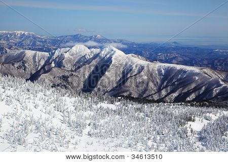 Měkké Rime, Mt.zao v Japonsku