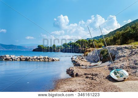Panoramic View Of The Licoasa Coast In Cilento, Campania, Southern Italy