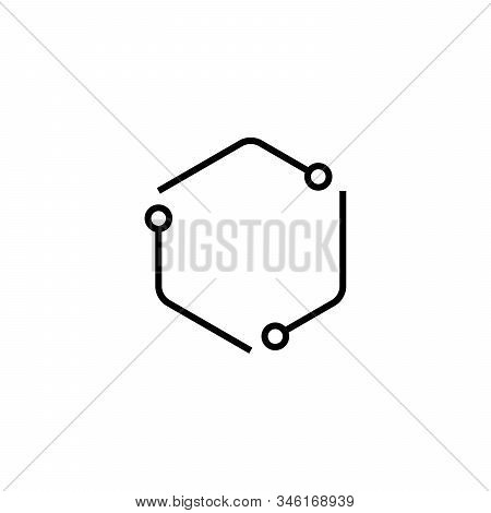 Lab Recycle Logo Vector Illustration. Stock Vector Illustration Isolated On White Background.