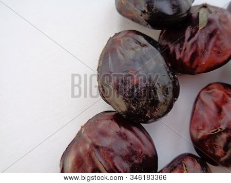 Archidendron Pauciflorum, Commonly Known As Djenkol /jengkol Isolated On White Background