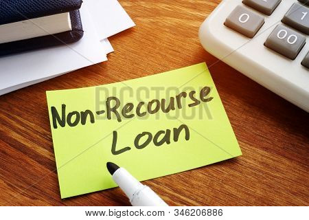 Non-recourse Loan Sign On Sheet And Calculator.