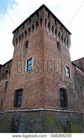 Mantova / Italy - March 27, 2010: Medieval Castle Of San Giorgio In Mantova