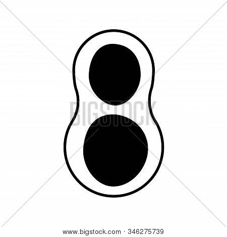 Peanuts Icon . Peanuts Line Icon . Vector Illustration.