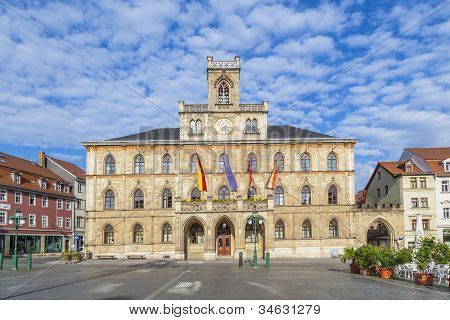 Municipio Weimar In Germania, patrimonio dell'umanità UNESCO