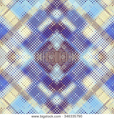 Geometric Abstract Pattern In Low Poly Style.