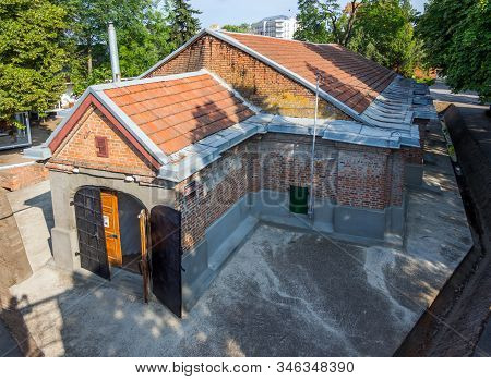 Azov, Russia - July 27, 2019: The Building Of The Powder Cellar Of The Azov Fortress, Azov Rostov Re
