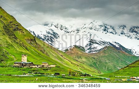 Lamaria Monastery In Ushguli - Upper Svaneti, Unesco World Heritage In Georgia