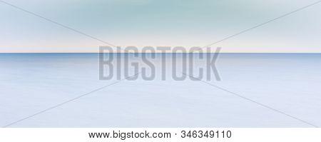 Peaceful Ocean Horizon - Where Horizon Line Meets Sea Line