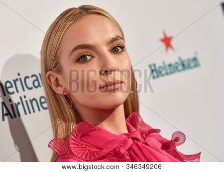 LOS ANGELES - JAN 04:  Jodie Comer arrives for the  BAFTA Los Angeles Tea Party 2020 on January 04, 2020 in Los Angeles, CA                