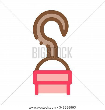 Hand Hook Icon Vector. Outline Hand Hook Sign. Isolated Contour Symbol Illustration