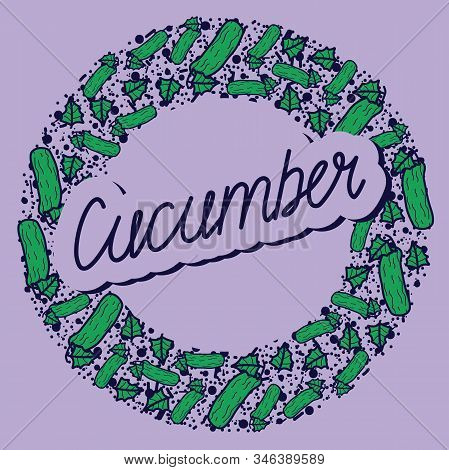 Cucumber Vector Vector & Photo (Free Trial) | Bigstock